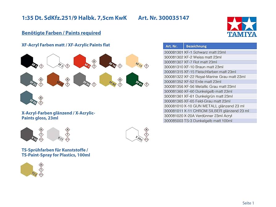 Amazon.com: Tamiya, 1:35 WWII Special Motor Vehicle 251/9